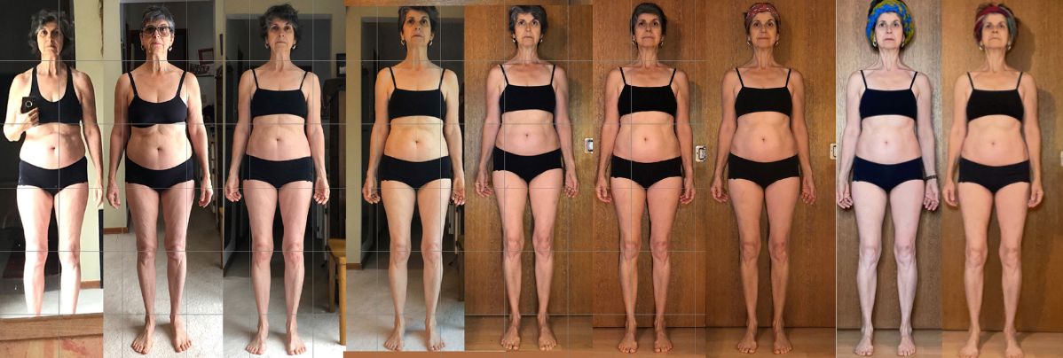 Heidi Front Before and After Fascia Release